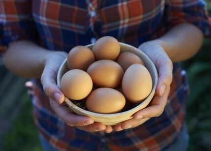výhody kuracích vajec